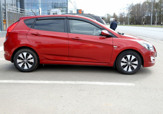 Подержанный автомобиль Hyundai Solaris Hatchback 2015 года (7 фото)